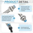thumbnail image 3 of Inductive Proximity Sensors,PNP NC M12 DC 6-36V 300mA Proximity Switch, 3 of 5