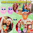 thumbnail image 5 of Owl Sugar Stress Ball Squishy Toys, Kawaii Squishy Stress Balls, Owl Sugar Ball Squeeze Toys, Party Favors Easter Basket Stuffers (Green), 5 of 5