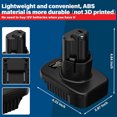 thumbnail image 4 of Battery Adaptor For Bos*ch BAT609 professional 18V system GBA Li-ion Battery Convert to For Bos*ch 12V Power Drill/Driver Power tools, 4 of 6