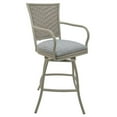 thumbnail image 2 of Set of 3 - Outdoor Indoor Counter 26" Bar Stool - Erin on Beige Frame, 2 of 4