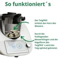 thumbnail image 2 of Para Thermomix TM5 TM6 Mezclador Cuchilla Cubierta Protectora Capucha Masa Amasadora Cabeza, 2 of 8