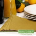 thumbnail image 3 of SimuLinen Cocktail and Party Napkins Beverage Napkins - Gold - 250ct, 3 of 6