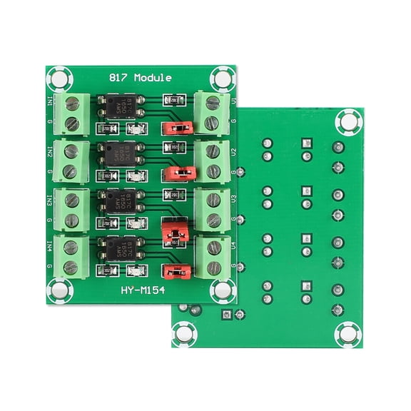 Voltage Isolation Board Optocoupler Module For 4 Channels Control Interface 3.6-24V High Power Triodes 24V Relays