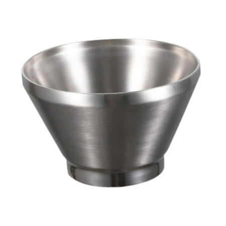 

CUTICATE Ice Cream Bowl Double Walled Insulated Small Stainless Steel Bowl for Dinner 400ml NO Handle