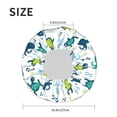 thumbnail image 3 of Cartoon Sea creatures Shower Cap, Reusable Bath Hair Hat for all Hair Lengths Hair Cover with Elastic Band Double Waterproof Layers Bathing Hat, 3 of 5