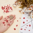 thumbnail image 3 of 66 Pcs Oval Gemstone Cabochons Red 8 Sizes Flatback Natural Gemstone Dome Cabs Dyed Crystal Synthetic Turquoise Tiles for Cameo Pendant DIY Jewelry Making Earring Finger Ring, 3 of 6