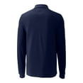 thumbnail image 3 of Men's-Cutter & Buck  Navy Vancouver Whitecaps FC Advantage Eco Tri-Blend Pique Long Sleeve Polo, 3 of 3