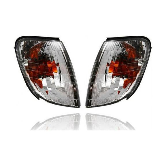 Cornering Light Assembly - Compatible/Replacement for '98-00 Lexus LS400 - Pair, Left Driver   Right Passenger Set - 8151050060, 8152050060
