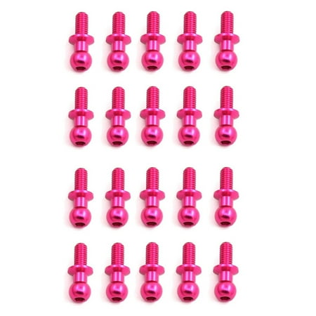 

20Pcs Metal Hex Ball Head Screws for -01 -02 Sakura D4 D5 1/10 RC Car Spare Parts Universal 2