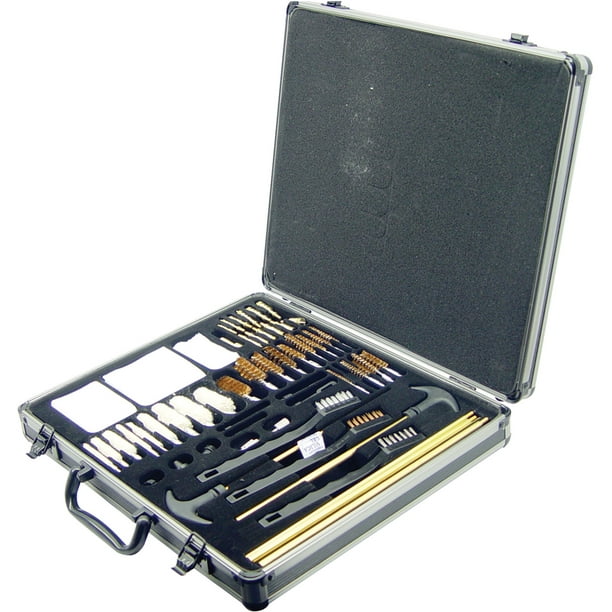 Outers Cleaning Kit for Universal Gun Cleaning, 62Piece, Aluminum Case