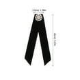 thumbnail image 2 of AURARMLET Moño Negro De Con Pin Para Ideal Para Cafeterías Y, 2 of 7
