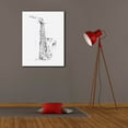 thumbnail image 4 of Epic Graffiti "Saxophone Sketch" by Ethan Harper, Canvas Wall Art, 26"x34", 4 of 8