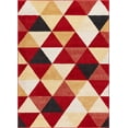 thumbnail image 2 of Well Woven Mystic Alvin Mid-Century Modern Geometric Red 7'10" x 9'10" Area Rug, 2 of 6