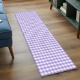 thumbnail image 5 of Buffalo Plaid Kitchen Runner Rug 2x6 Washable Runners for Hallway Non Slip Farmhouse Purple Checkered Vintage Rustic Large Area Rug Indoor Carpet for Bathroom Laundry Entryway Bedroom Living Room, 5 of 9