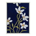thumbnail image 2 of Woven Paths Sylvie Spring Beauties Framed Canvas Wall Art by Emma Daisy, 18x24 White, Gorgeous Bright Botanical Wall Décor, 2 of 7