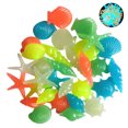thumbnail image 1 of Colorful Luminous Starfish Conch Shell Shaped Glowing Decoration Rocks Cobblestone Aquarium Fish Tank Pool Fluorescent Landscape Stones, 1 of 1