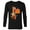 Black, variant on Percy Jackson and Pegasus Greek Vase Style - Long Sleeve T-Shirt for Men - Customized-White