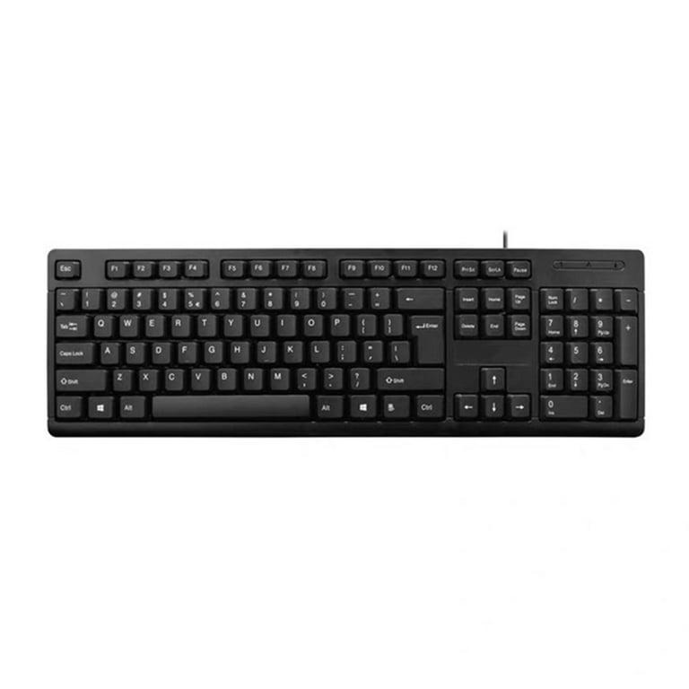 Office Keyboard, wired Computer Keyboard with Stands, Profile USB Keyboard for Windows/PC/Laptop/Desktop/Surface/Chromebook - Walmart.com