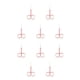 thumbnail image 3 of Soidarity Tijeras para cejas, accesorio para eliminar el vello del hogar, recortador de cejas práctico, pequeña herramienta de belleza para en Oro rosa 10Conjunto, 3 of 6