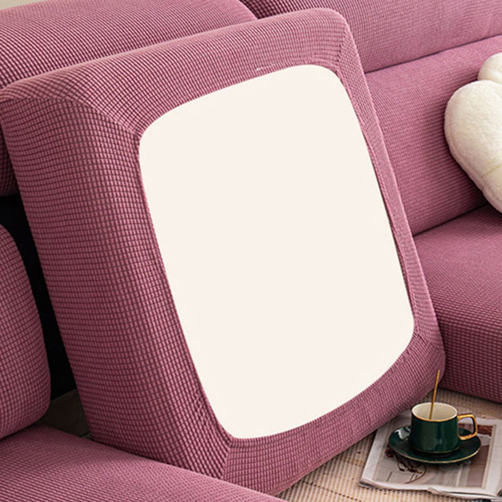 Auvideal Back Cushion Covers for Couches and Sofa Back Cover for