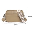 thumbnail image 3 of Bolsa de Hombro de cuero genuino Para mujer Ndcxsfigh camello con correa ancha, 3 of 3