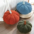 thumbnail image 4 of ZEN 3D Simulated Pumpkin Pillow Plush Pillow Sofa Cushion (11inch, Olive), 1 Count (Pack of 1), 4 of 6