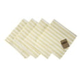 thumbnail image 3 of Fennco Styles Soft Thick Striped 100% Pure Cotton Cloth Napkins 20 x 20 Inch, Set of 4, 3 of 4