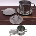 thumbnail image 3 of HLONK Stainless Steel Vietnamese Coffee Drip Press Maker Single Cup For Office, 3 of 7