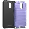 thumbnail image 3 of GSA Slim Brushed Hybrid Case For LG Stylo 4, Stylo 4 Plus - Purple & Black, 3 of 4