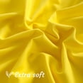 thumbnail image 2 of Super Soft Brushed Microfiber Pillowcase Set of 2 Pack, Machine Washable Pillow Cases with Envelope Closure, Standard, 20 x 26 inches, Yellow, 2 of 6