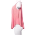 thumbnail image 5 of Women's Loose Fit Flowy V Neck Sexy Pleated Cami Tank Top With Plus Size, 5 of 5