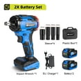 thumbnail image 3 of NewBeny Cordless Impact Wrench 1/2", Powerful Brushless Motor Impact Gu with 3-Mode Speed, Max Torque 580 ft-lbs (800N.m), Power Impact drill tool set w/ 2 x Batteries, 4 Sockets for Home Car Truck, 3 of 11
