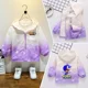 thumbnail image 3 of Chaqueta de manga larga para niñas de Sonics, cortavientos, ropa holgada con estampado, chaqueta de manga larga con cremallera, abrigos a prueba de viento, chaquetas para bebés, 3 of 5