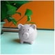 thumbnail image 2 of Ceramic piggy bank, pink, 2 of 4