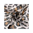 thumbnail image 4 of INSPIRE CHIC Women's Leopard Printed Long Scarf, Lightweight Soft Sheer Head Wrap Shawl Scarves for All Season 70.9x35.4" Khaki, 4 of 6