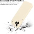 thumbnail image 3 of ORUYROP iPhone 12 Pro Max Case Compatible with iPhone 12 Pro Max Matte Silicone Gel Cover with Full Body Protection Anti-Scratch Shockproof Case 6.7 inch (Antique White), 3 of 7