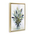 thumbnail image 4 of Stupell Industries Rustic Leaves Jar Botanical & Floral Painting Gold Floater Framed Art Print Wall Art, 21 x 31, 4 of 10
