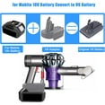 thumbnail image 4 of V6V7V8  Battery Adapter for Dyson V6 V7 V8,for Craftsman 20V V20 Lithium Battery Work for Dyson SV04 SV03 VTC4 DC59 DC58 DC62 SV09 for V6 Animal Motorhead V6 Slim Cordless Vacuum Battery Replacement, 4 of 5