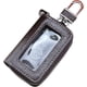 thumbnail image 5 of Llavero de coche de cuero genuino unisex Estuche para llavero Estuche con cremallera con ventana transparente 28 cm * 5 cm * 2,2 cm, Café XianweiShao 1327533220781, 5 of 5