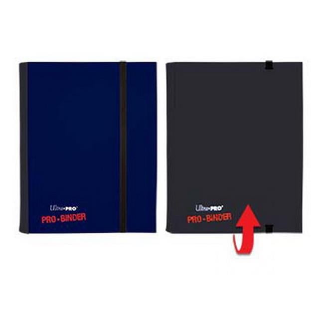 Ultra Pro 4 Pocket Flip Pro Binder Black/Blue