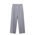 thumbnail image 2 of SOOMLON Pants for Men Loose Fit Big and Tall Trousers Elastic Waist Wide Leg Cropped Pants Casual Weekend Pants, 2 of 5