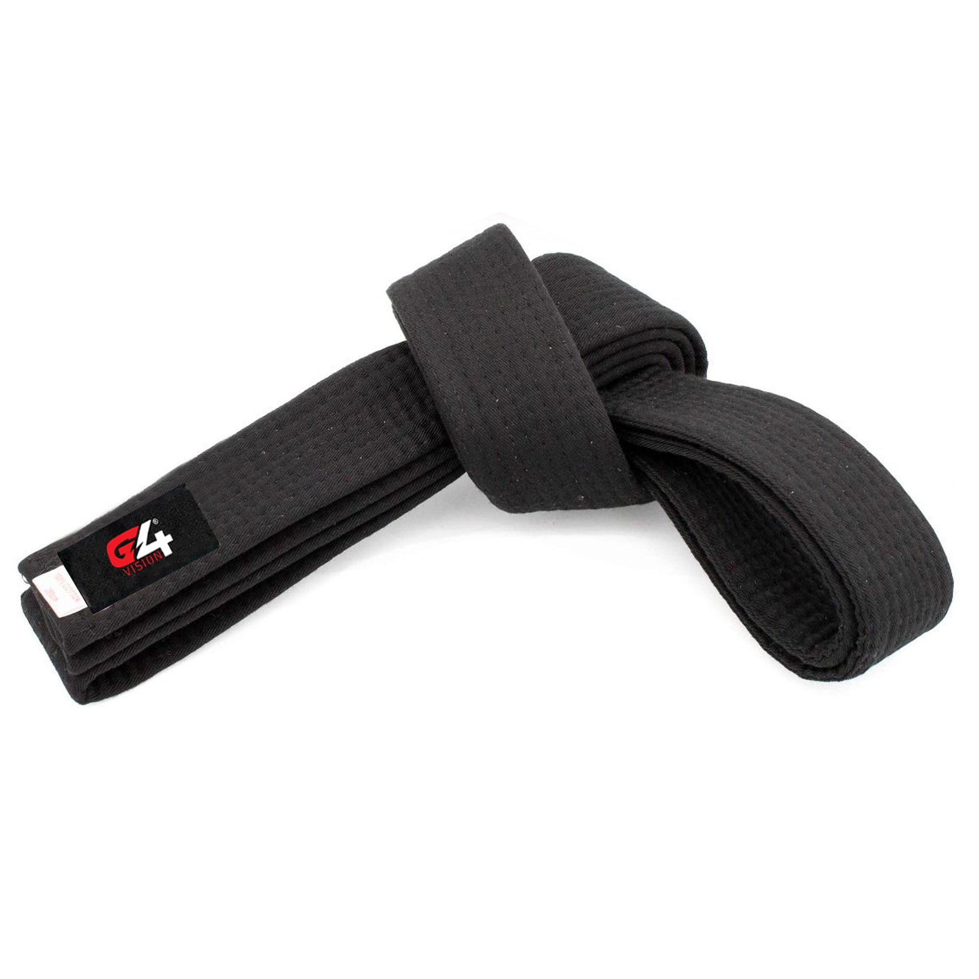 NEW Karate Belt Taekwondo Belt Martial Arts Hapkido Double Wrap Belt-BLACK/RED 