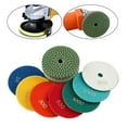 thumbnail image 3 of 4" 100mm Diamond Wet Polishing Pad Granite Marble Concrete Stone Grinding Tool 150#, 3 of 5