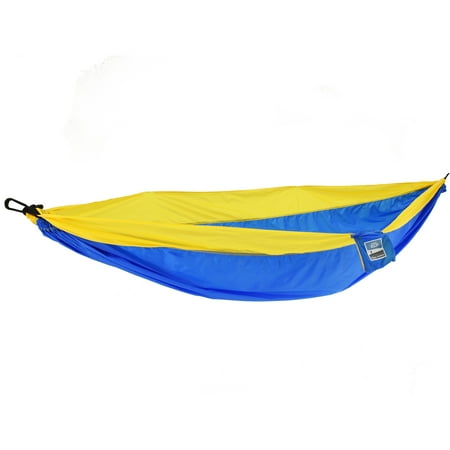 Equip 1-Person Durable Nylon Portable Hammock for Camping, Hiking, Backpacking, Travel, Includes Hanging Kit