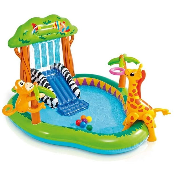 Intex Jungle Play Center Inflatable Pool with Sprayer
