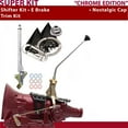 thumbnail image 1 of American Shifter  700R4 Shifter Kit Chrome 12 in. E Brake Trim Kit for D9958, 1 of 1
