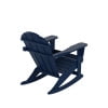 thumbnail image 6 of Costaelm Paradise Adirondack Outdoor Patio Rocking Chair, Navy Blue, 6 of 8