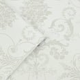 thumbnail image 3 of Laura Ashley Josette Dove Grey and White Wallpaper, 3 of 3