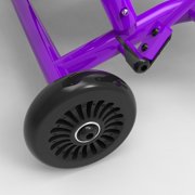 EzyRoller: Classic X - Purple - Ride-On Scooter, Cambering Motion, Pedal Free Cart, Hand Brakes, Extendable Frame, 154lb Capacity, Kids Ages 4+