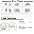 thumbnail image 2 of fheaev Front Closure Bras For Women Post Surgery Brassiere Plus Size Full Coverage No Underwire Comfort Wireless Snap Closing Bra Convenient Everyday Bra Front Button Bras Front Buckle Corset Bra, 2 of 3